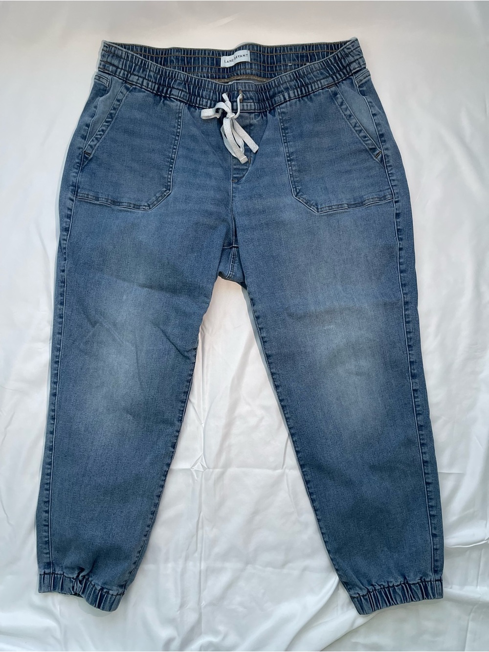 Lane Bryant Light Blue Denim Joggers